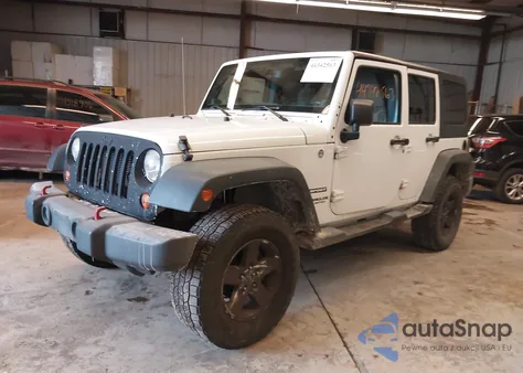 2013 Jeep Wrangler Unlimited Sport из США, поврежденный, VIN 1C4BJWDG8DL519897